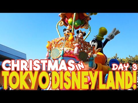 Christmas in TOKYO DISNEYLAND!! - Japan Travel Vlog Day 3