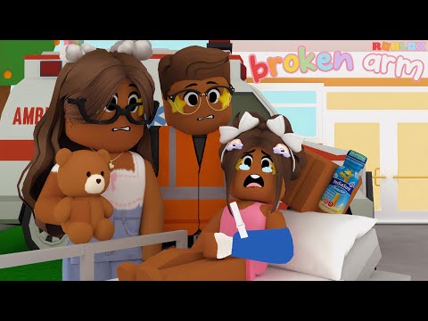 Toddler BREAKS HER ARM! *MEAN GIRL* Roblox Bloxburg Roleplay #roleplay