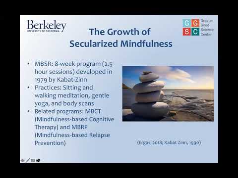 Mindfulness 2019 webinar