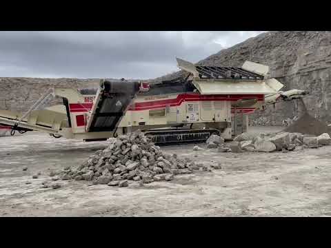 MDS International M515 Heavy Duty Rock Trommel in Ohio Quarry