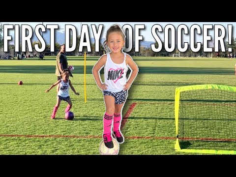 Stella Tries Soccer for the First Time! | Going to Her 1st Soccer Practice