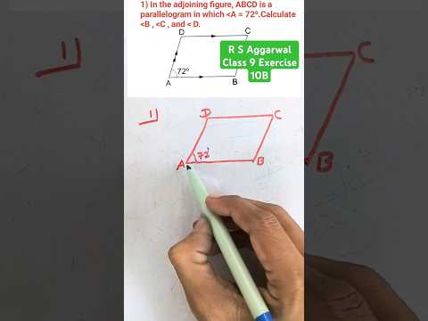 Question 1 Exercise 10B Class 9 R S Aggarwal || #shorts