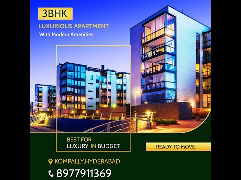 Ready To Move 2 BHK Flats For Sale In Gundlapochampally Hyderabad--8977911369