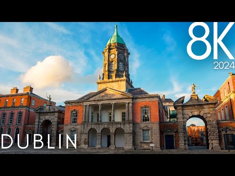 Dublin Ireland in 8K ULTRA HD 2024 - Travel Video