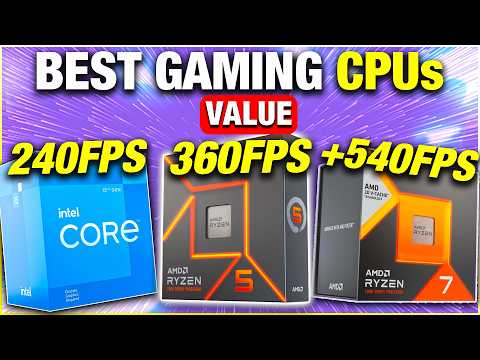 Best VALUE CPUs for Gaming PC Builds in 2024😮