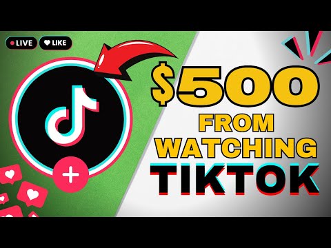 Get Paid $4 For Every Tiktok Video Watched- Legit and Easy