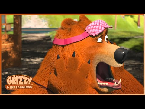 Camping In The Wild | Grizzy & the lemmings Clip | 🐻🐹 Cartoon for Kids