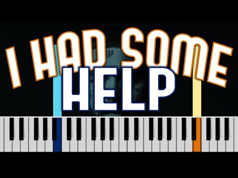 Post Malone I Had Some Help Piano