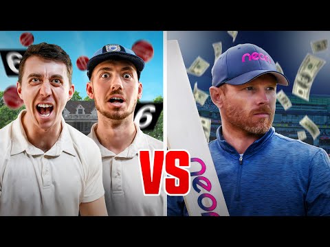 IAN BELL vs VILLAGE CRICKETERS! Can we beat an England legend in a Village vs Pro battle?