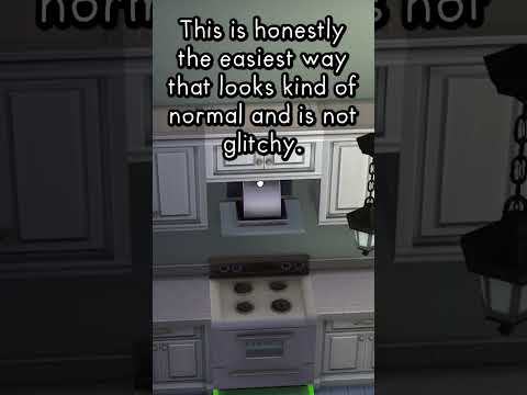 Cover Your Kitchen Exhaust Fan | Sims 4 #HolidaysWithShorts #ShortsIRL