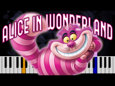 Alice in Wonderland Painting the Roses Red Piano