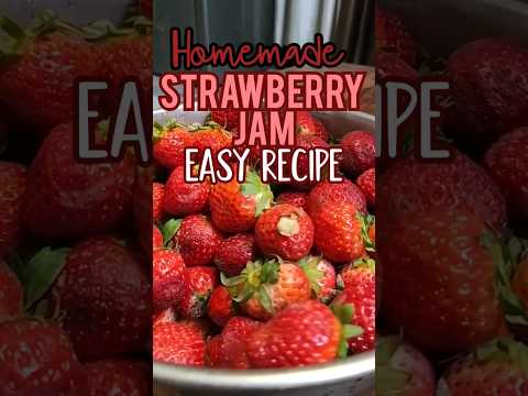 EASY 5 MIN STRAWBERRY JAM RECIPE🤤😋😍#viral #cake #shortvideo #trending #fypシ #asmr #shorts #short