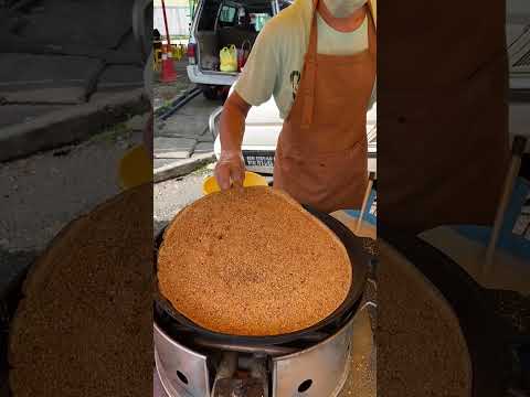 Peanut Corn Pancakes - Malaysian street food  #shortsvideo