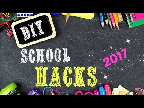 5 MUST KNOW SCHOOL HACKS to be a boss at school! | DIY School Hacks