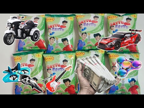 Gattu battu snacks😍😱 | 8 Packets Unboxing With Free Gifts Superbike,RcCar,RcAroplane | Magic Review