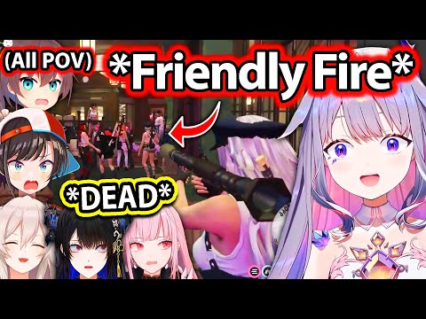 Biboo gets a hold of RPG and Friendly Fire EVERYONE in Hololive GTA Server 【Hololive EN】