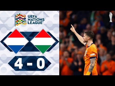 Netherlands vs Hungary 4-0 Highlights Goals - Nations League 2024