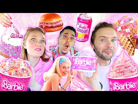 Tasting All The BARBIE MOVIE FOOD COLLABS!!!!