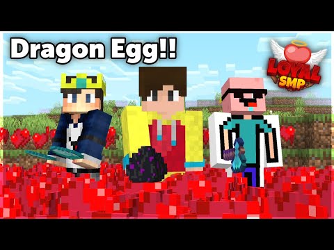 How I Got Dragon Egg 😂 On First Day Of Loyal Smp | Announcement With @IAMKOPI