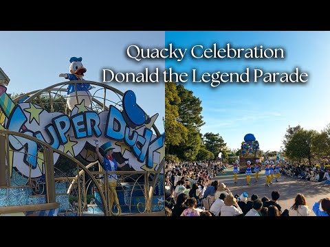 DONALD DUCK PARADE TOKYO DISNEYLAND | QUACKY CELEBRATION DONALD THE LEGEND I APRIL TO JUNE 2024 ONLY