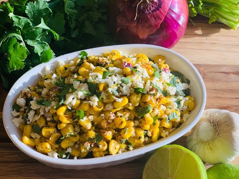 Home made Mexican street corn