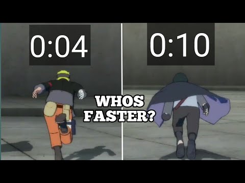 Who's FASTER Sasuke vs Naruto All Ages & forms | Naruto x Boruto ultimate ninja storm connections