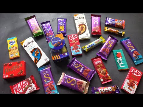 100 chocolate opening videos,surprise toys, lots of chocolates , Cadbury celebration