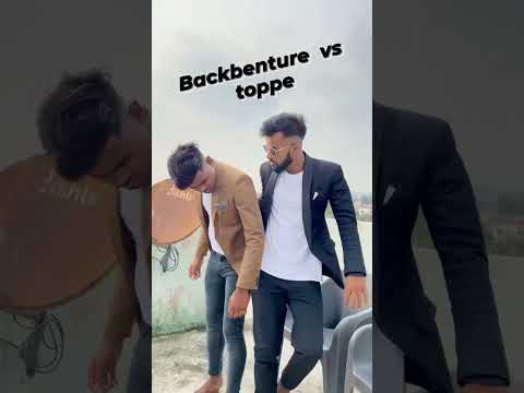 Back bencher vs topper 😂 part 1 😂. wait for part 2 #funnymemes #r2h #shorts #youtube