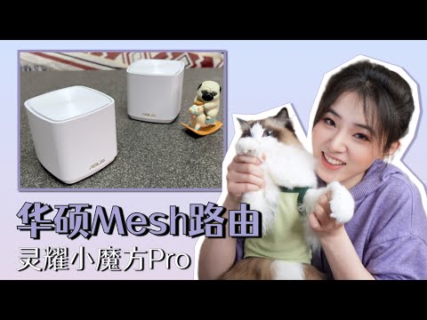 体积超小的WiFi 6 Mesh路由华硕灵耀魔方Pro｜多节点组网可轻松全屋覆盖