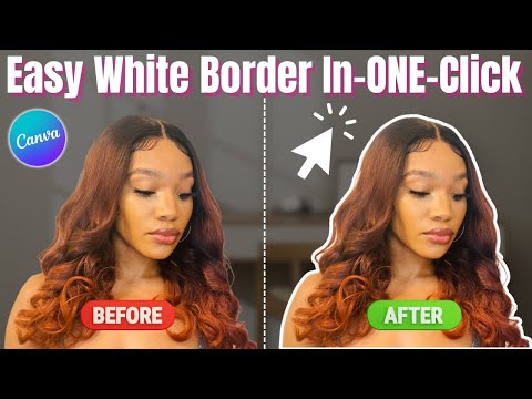 How To Add A White Border For YouTube Thumbnails On Your iPhone 📲 | CANVA TUTORIAL