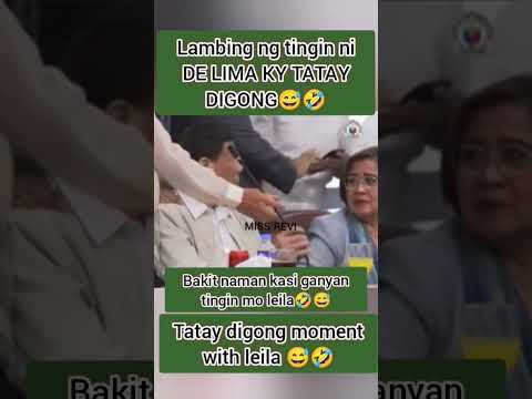 TATAY DIGONG DUTERTE AND LEILA DE LIMA LATEST | #tataydigong #leiladelima