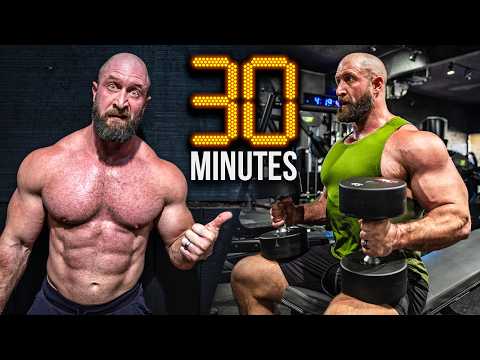 Build MORE Muscle in HALF THE TIME! (Science Backed 30 Min Workout)