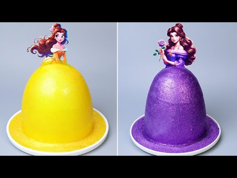 👑 Amazing DISNEY Princess Cake Doll | Tsunami Doll Cake | How To Make Birthday Cake Recipes