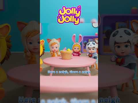 Old MacDonald had a farm - Farm Song | Jolly Jolly - Learn and Play - Nursery Rhymes