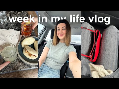 week in my life vlog: settling back into Calgary, busy work days, spring outfits & girls' night