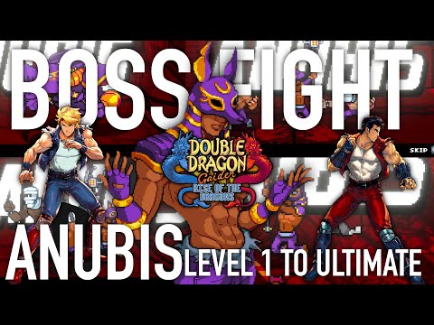 Double Dragon Gaiden: Rise of the Dragons Boss Fight Anubis all Level