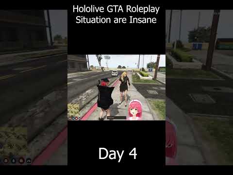 Hololive GTA Situation are INSANE [DAY 4]  #fuwamoco  #hologta    #holoGTA切り抜き #hololive #jailbird