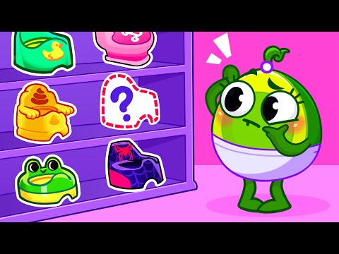 Which Restroom Should Avocado Baby Go To?🚽Best Kids Cartoon by Meet Penny 🥑💖