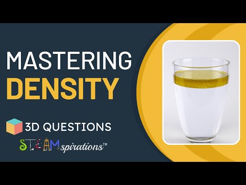 Mastering Density: Water vs. Cooking Oil Experiment | 3-D Questions from Steamspirations