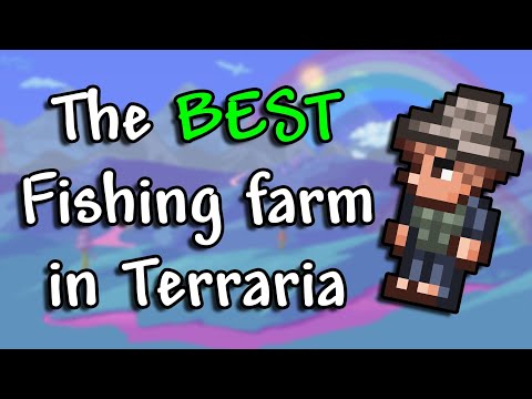 The BEST fishing farm in Terraria (1.4.4)