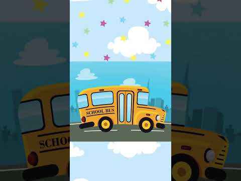 Wheels On The Bus go round and round  #nurseryrhymes  #ytshorts#trending #viral#babysongs#shorts