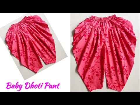 Baby Dhoti Pant Cutting and stitching Very Easy | Dhoti salwar cutting and stitching