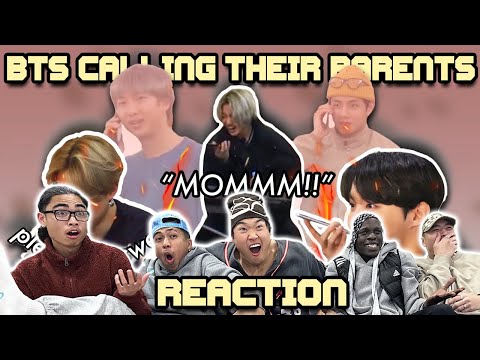 OUR FIRST TIME WATCHING BTS CALLING THEIR PARENTS