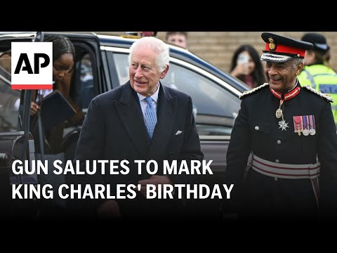 LIVE: Gun salutes to honor King Charles' 76th birthday at Tower of London