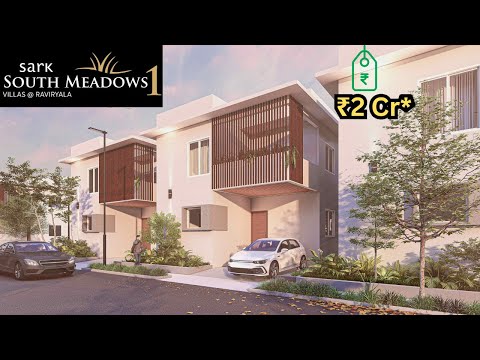 Launching Soon || 3BHK Villas || HMDA&RERA || SARK SOUTH MEADOWS 1 || 1.85CR || Raviryala, Hyderabad