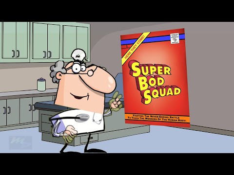 The Human Body: Inside and Out | Skin and organs | The Super Bod Squad animated videos