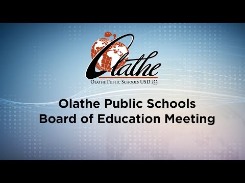 August 2024 Olathe Public Schools Board of Education Meeting