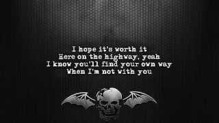 Avenged Sevenfold - Fiction [Lyrics on screen] [Full HD]