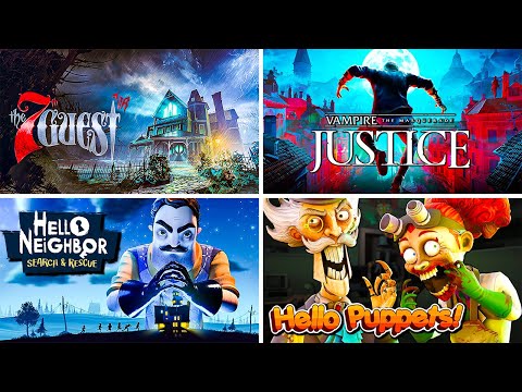 VR Suspense - Marathon | The 7th Guest | Vampire the Masquerade | Hello Neighbor VR | Hello Puppets