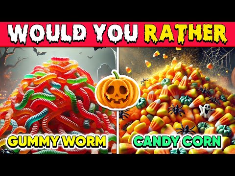 Would You Rather - HALLOWEEN Candy Edition! 🎃🍬 Quiz Galaxy